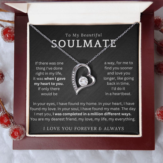 To My Soulmate | Forever Love | Necklace