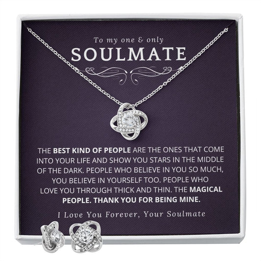 To My Soulmate | Extra | Earring & Necklace Set
