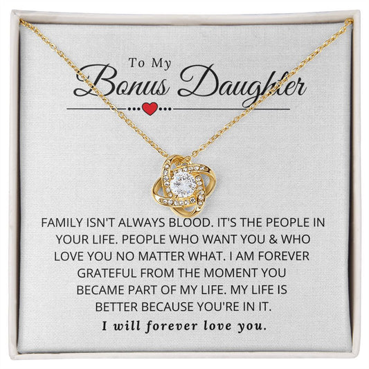 To My Bonus Daughter | Necklace