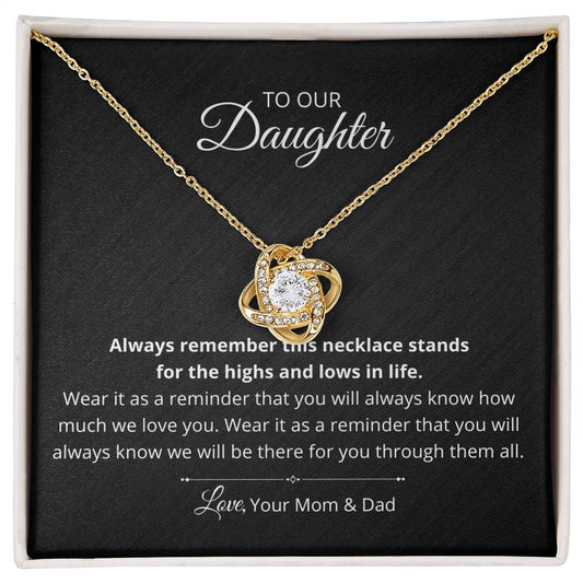 To My Daughter | Necklace | Always remember ....