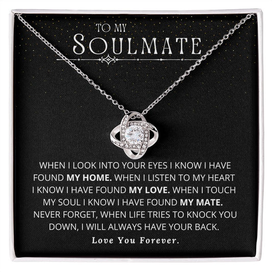To My Soulmate | Home Love Mate | Necklace