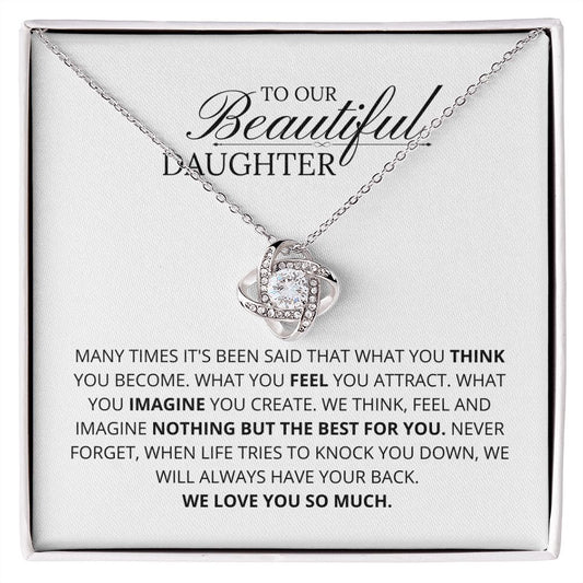 To My Daughter | Necklace | Manny times it`s been said ....