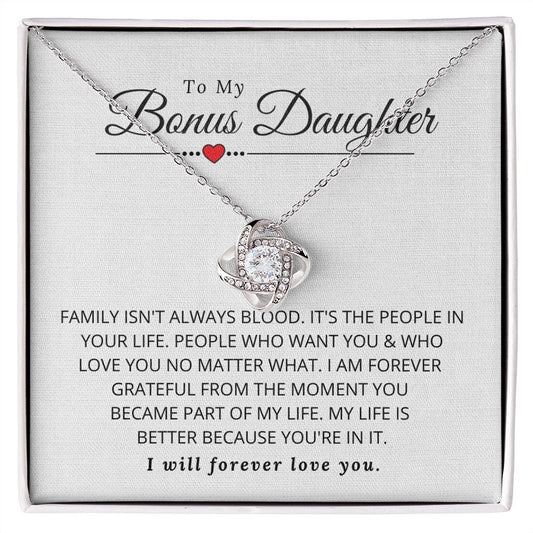 To My Bonus Daughter | Necklace
