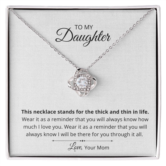 To My Daughter | Necklace | This necklace stands for ...