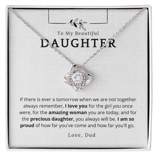 To My Daughter | Necklace | If there is ever a tomorrow ...