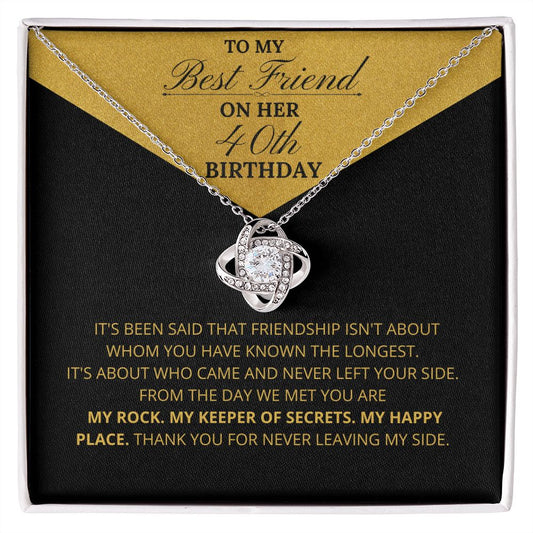 To My Friend | Necklace |  Gift For 40th Birthday