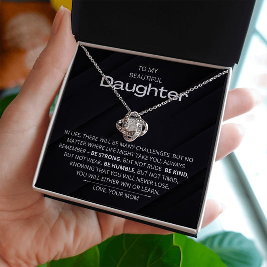 To My Daughter | Necklace | Be Strong