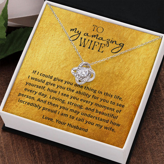 To My Amazing Wife | Beautiful Person | Necklace