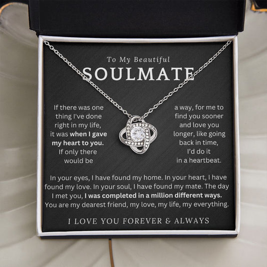 To My Soulmate | Love Knot | Necklace