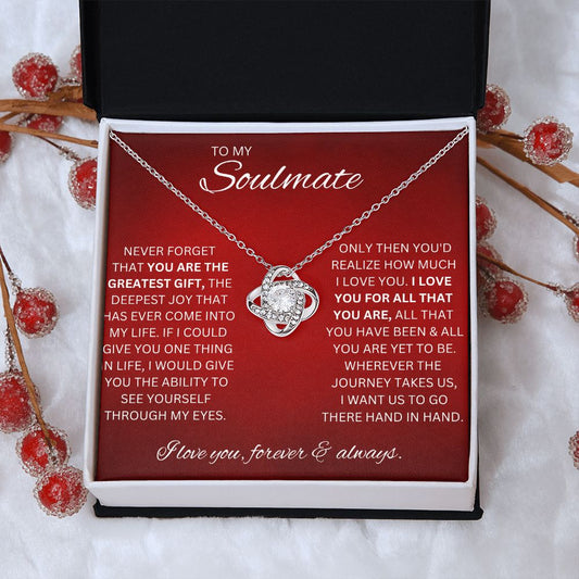 To My Soulmate | Love Knot | Necklace
