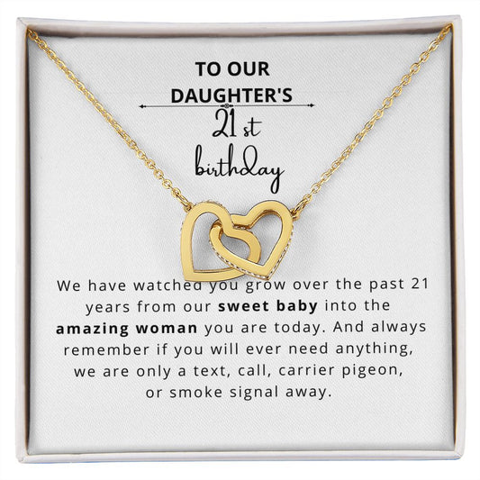 To Our Daughter | Necklace For 21st Birthday