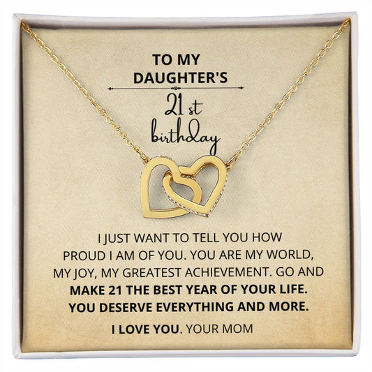 To My Daughter | Necklace For 21st Birthday