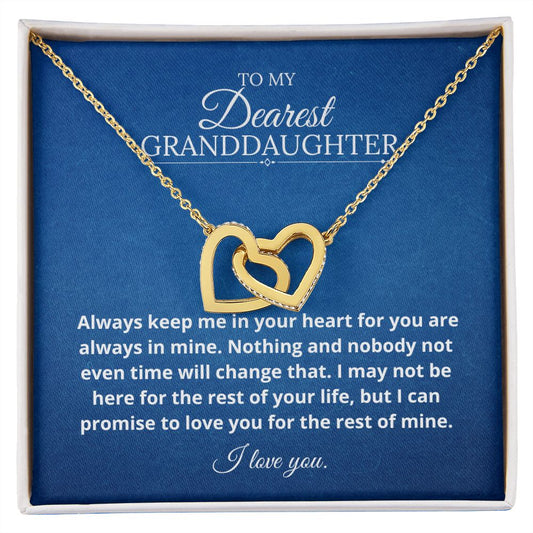 To My Granddaughter | Not even time | Necklace