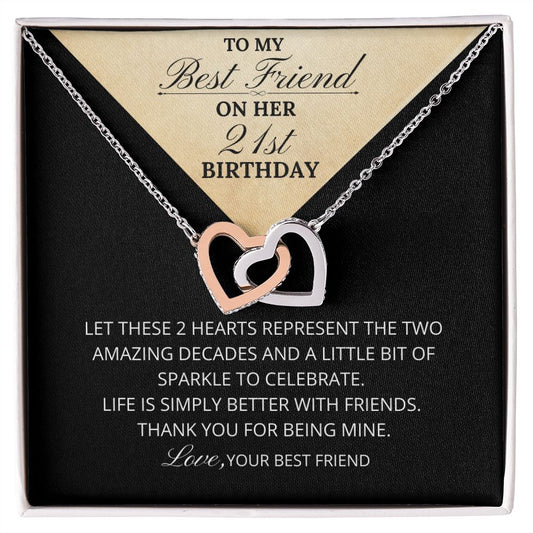 To My Friend | Necklace |  Gift For 21st Birthday