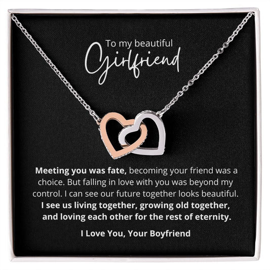 To My Girlfriend I Meeting You I Necklace