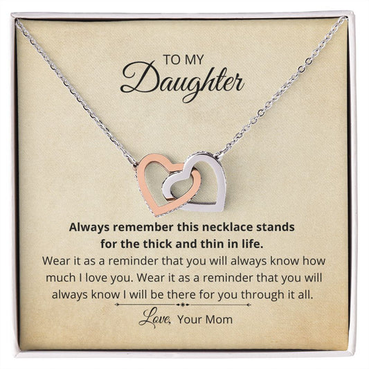 To My Daughter | Necklace | Always remember this ....