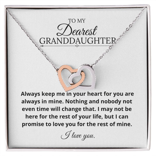 To My Granddaughter | Not Even Time | Necklace