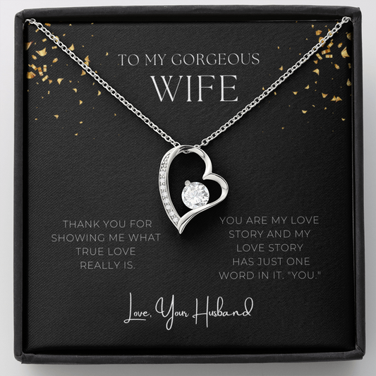 To My Gorgeous Wife | Necklace