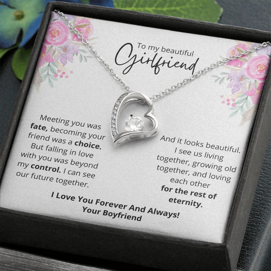 To My Girlfriend I Forever Love I Necklace