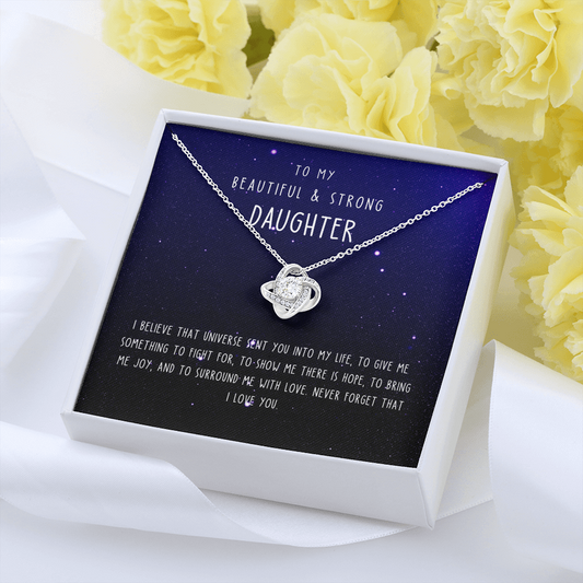 To My Daughter | Necklace | I Believe That Universe Sent You ..