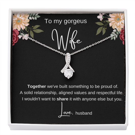 To My Gorgeous Wife | Necklace